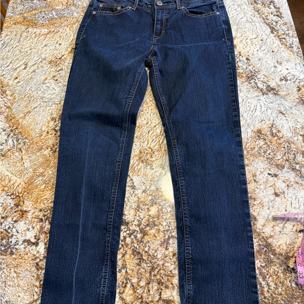 J21 Jordache Women's Deep Indigo Straight Leg skinny jeans
